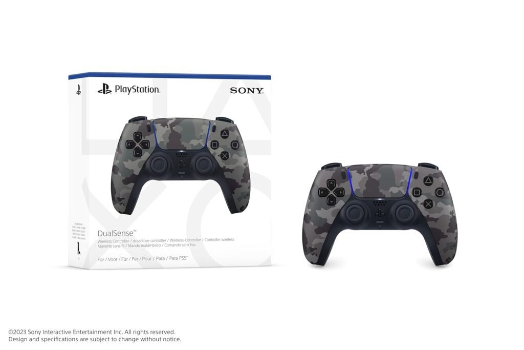 PS5 DualSense Controller wireless gaming controller with adaptive triggers and haptic feedback