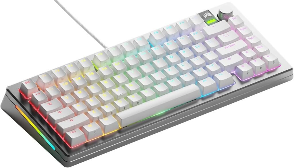 Glorious GMMK Pro aluminum mechanical keyboard RGB lighting
