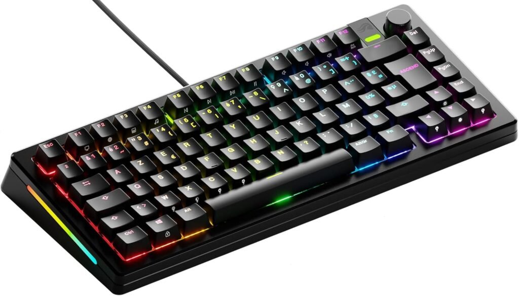 Glorious GMMK Pro aluminum mechanical keyboard RGB lighting
