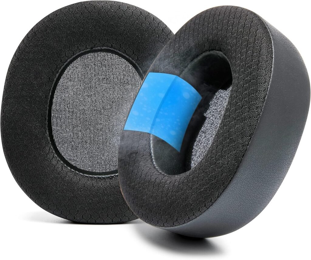 SteelSeries Arctis Nova Pro headset on desk setup with RGB lighting