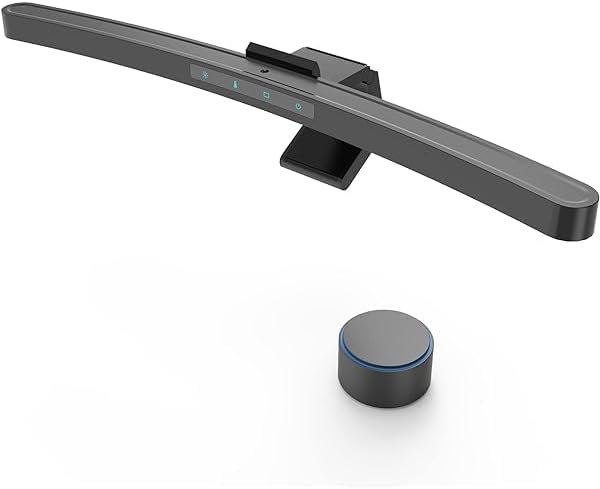 Baseus Monitor Light Bar in minimal desk setup for productivity and workspace lighting