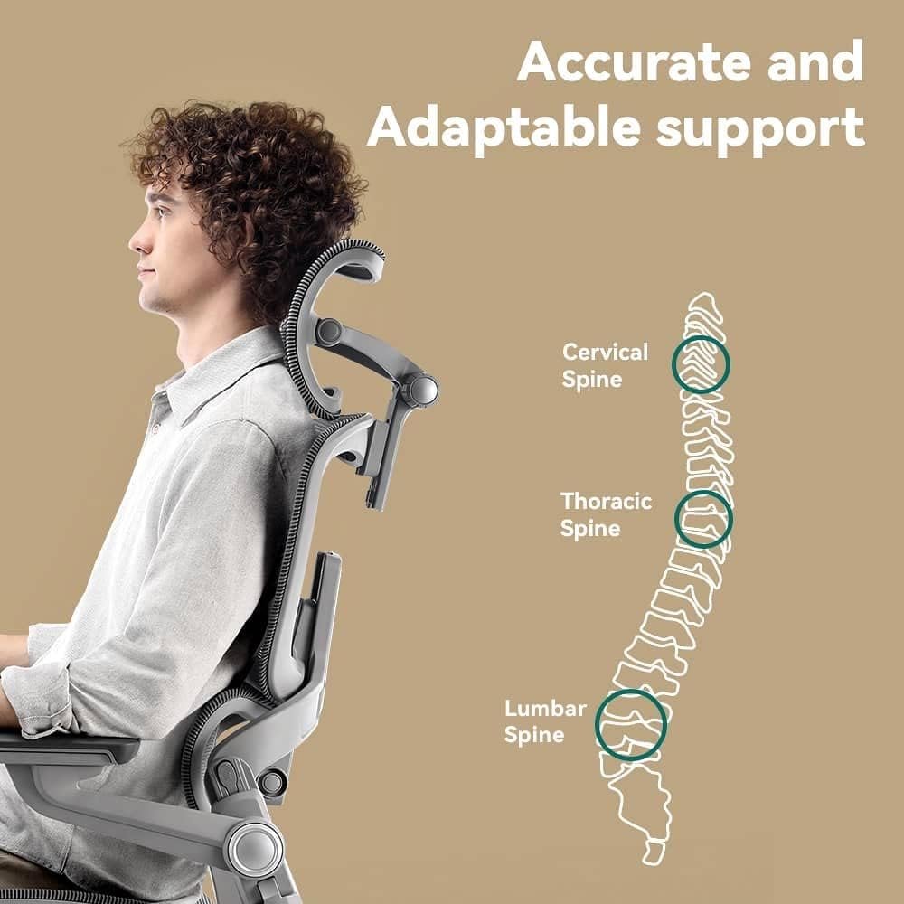 Hinomi H1 Pro ergonomic chair with footrest