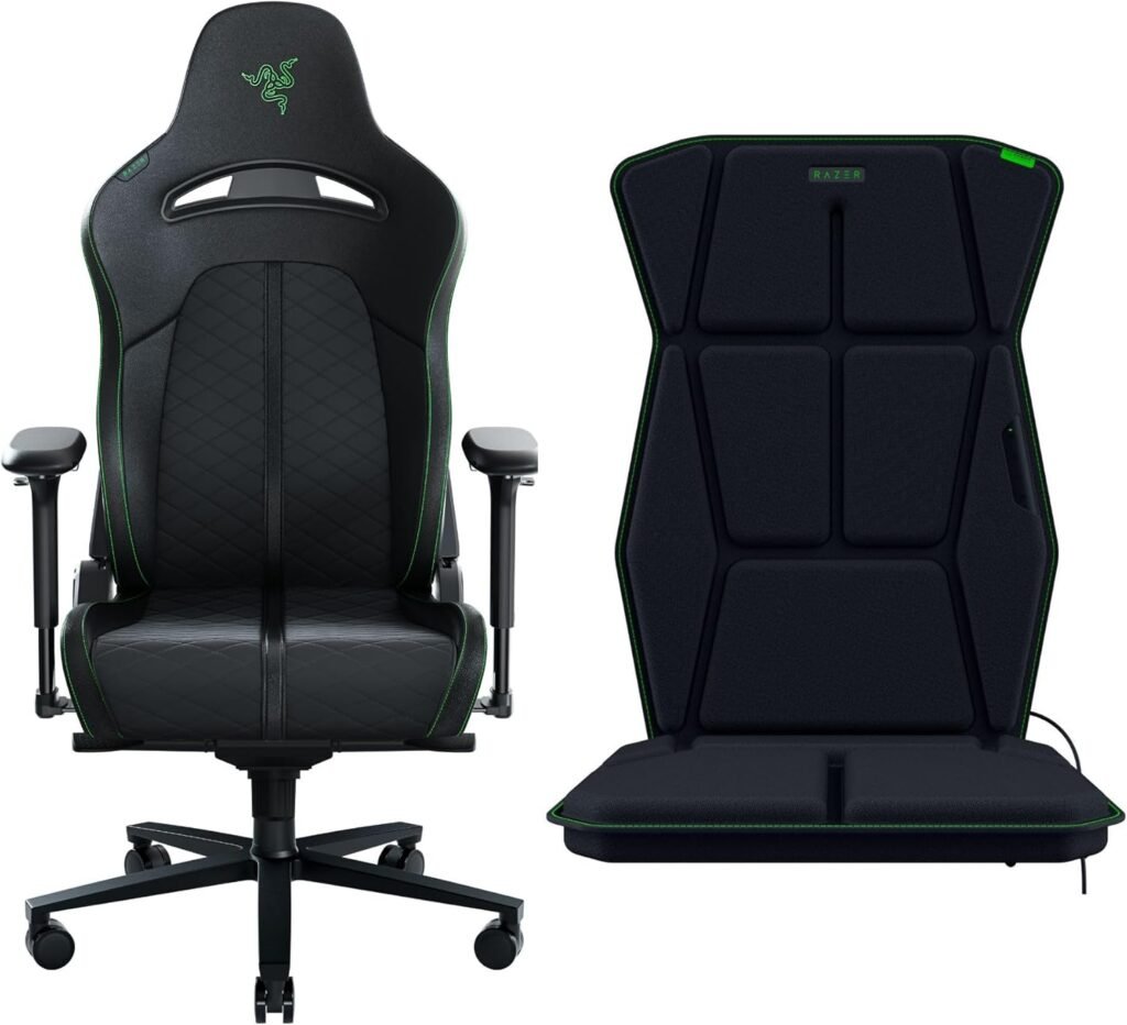 Razer Enki gaming chair full setup